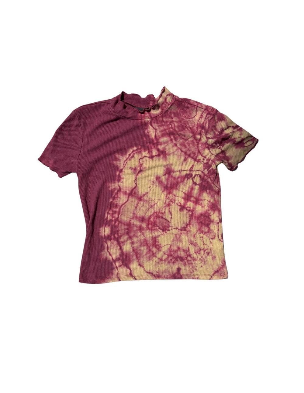 Tie Dye Stretchy Shirt | Children's Top | Geode Tie - Reverse Dye